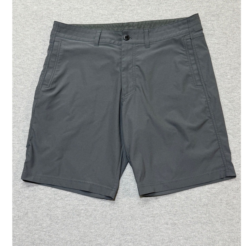 KUHL Upshift Short 5229 Mens 36x10 Carbon Gray Water Resistant Hiking Outdoor